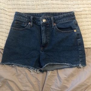 Denim shorts